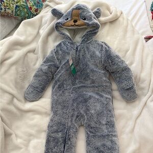 Cozy Blue Baby Bear Fleece